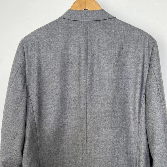 THEORY Virgin Wool Blazer Sport Coat Dilano M Delegation Gray Two Button, 42R - Picture 6 of 16